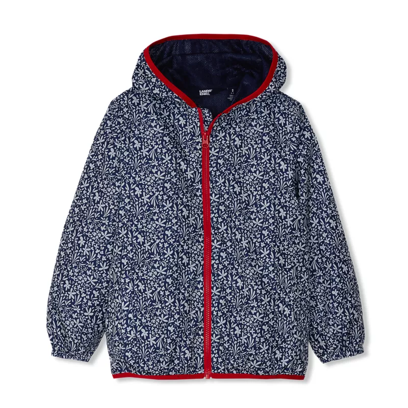 Kids Waterproof Hooded Packable Rain Jacket, alternative image