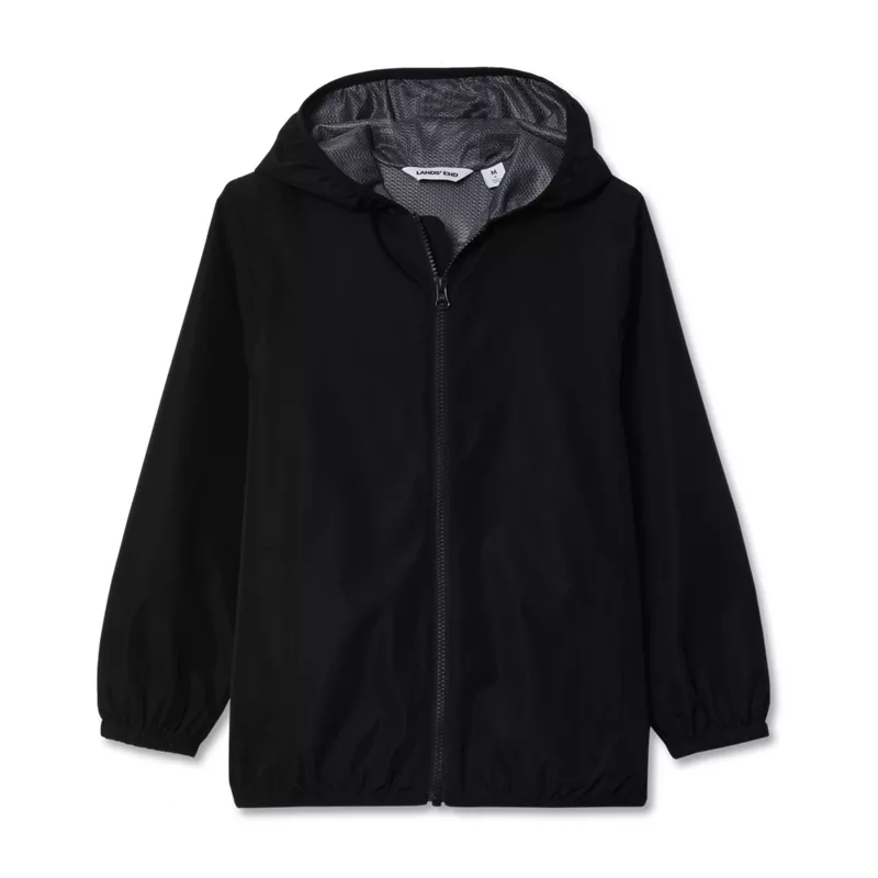 Kids Waterproof Hooded Packable Rain Jacket, alternative image