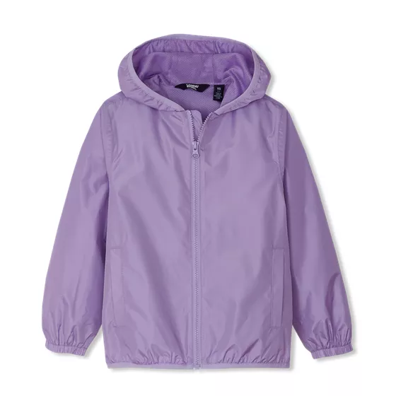 Kids Waterproof Hooded Packable Rain Jacket - primary