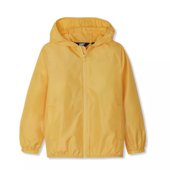 Kids Waterproof Hooded Packable Rain Jacket - primary