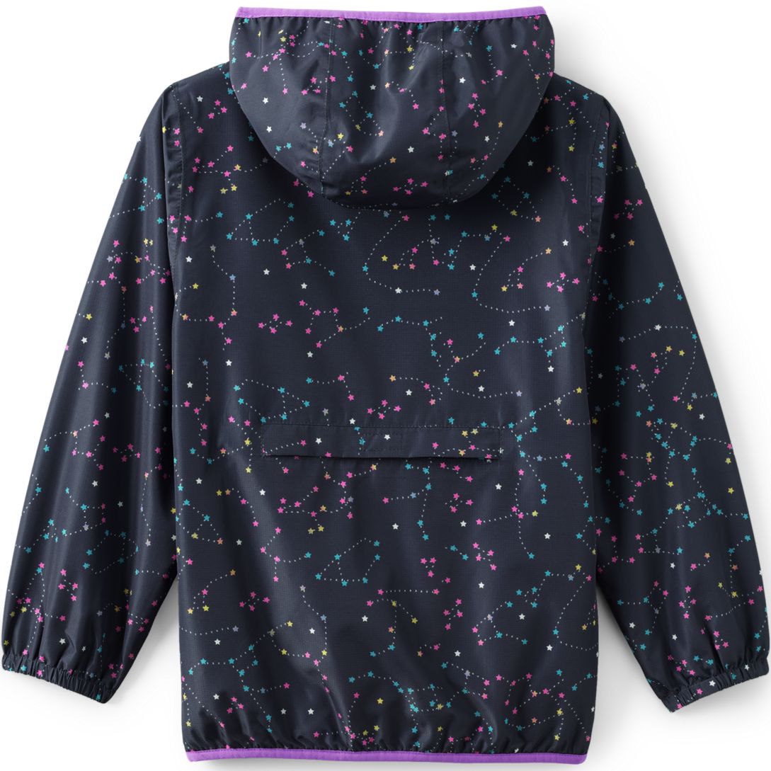 Kids Waterproof Hooded Packable Rain Jacket
