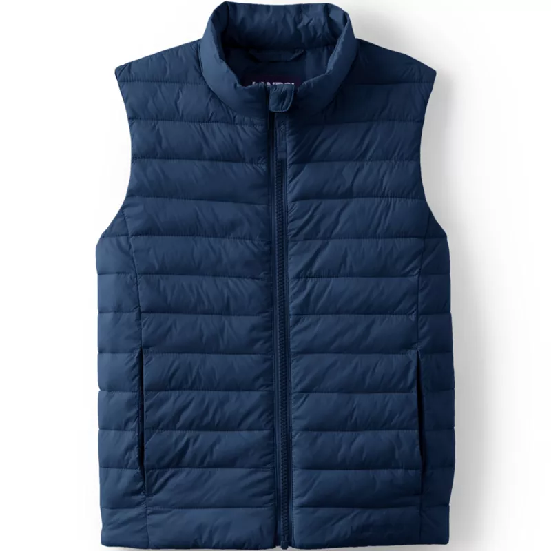 School Uniform Kids FeatherFree™ Insulated Packable Vest, Front