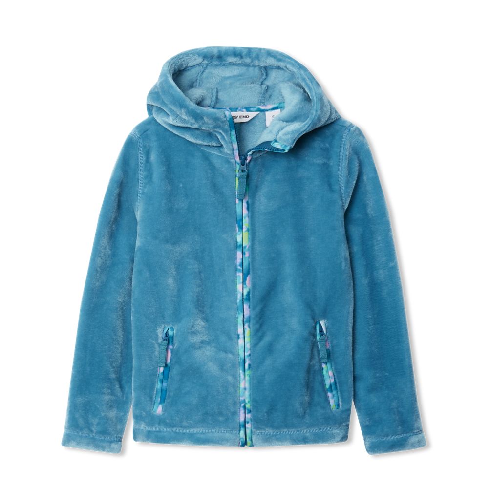 Girls Softest Fleece Hoodie Lands' End