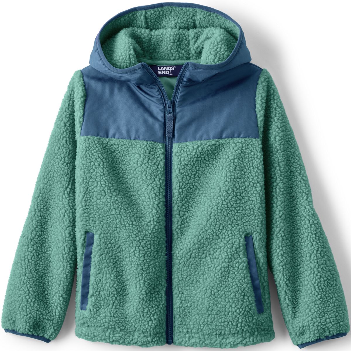 Kids Sherpa Fleece Hooded Jacket