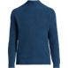 Men's Long Sleeve Shaker Mock Neck Sweater, Front