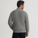 Men's Long Sleeve Shaker Mock Neck Sweater, Back