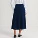 Women's Cozy Lofty Fluted Midi Sweater Skirt, Back