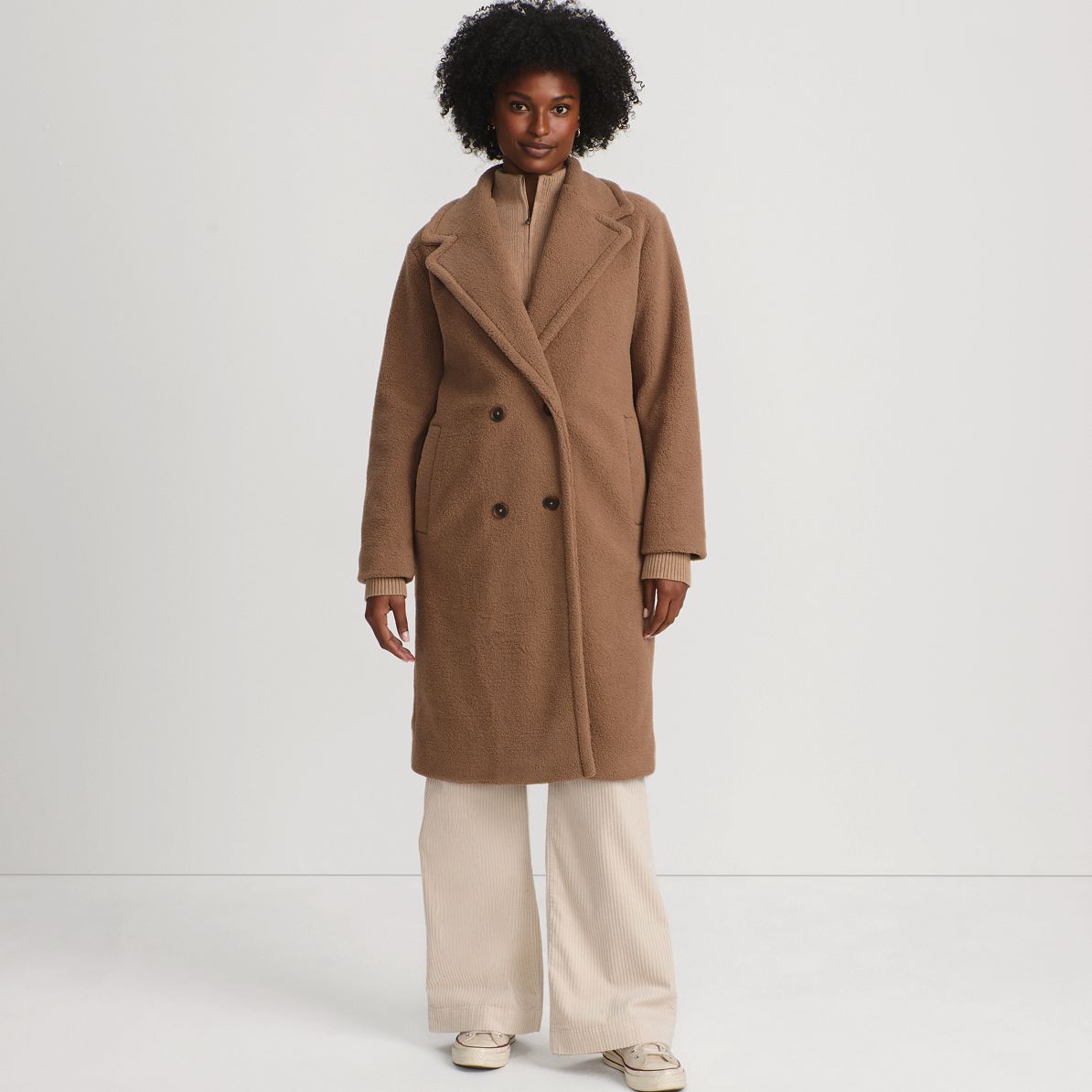 Women's Teddy Collared Coat
