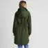 Women's Cotton Drapey Coat, Back