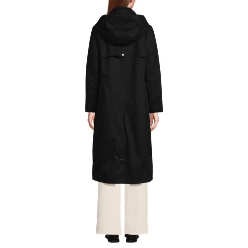  Lands' End Wasserdichter Isolierter Mantel Mit Stepp-einsatz, Damen, Größe:36-38 Regular, Schwarz, Baumwolle/polyester/nylon, By Lands' End 