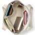 Medium Coated Metallic 5 Pocket Open Top Canvas Tote Bag, alternative image