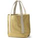 Medium Coated Metallic 5 Pocket Open Top Canvas Tote Bag, Back