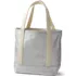 Medium Coated Metallic 5 Pocket Open Top Canvas Tote Bag, Back