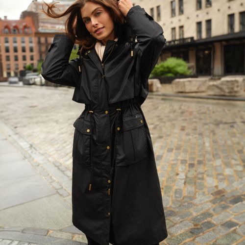 Lands end trench coat best sale