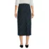 Women's Brushed Flannel Midi Column Skirt, Back