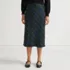 Women's Brushed Flannel Midi Column Skirt, Front