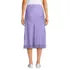 Women's Satin Lace Trim Midi Skirt, Back