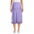 Women's Satin Lace Trim Midi Skirt, Back