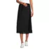 Women's Satin Lace Trim Midi Skirt, Front