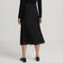 Women's Satin Lace Trim Midi Skirt, Back
