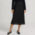 Women's Satin Lace Trim Midi Skirt, Front