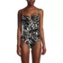Women's SlenderSuit U-Wire Bandeau One Piece Swimsuit, alternative image