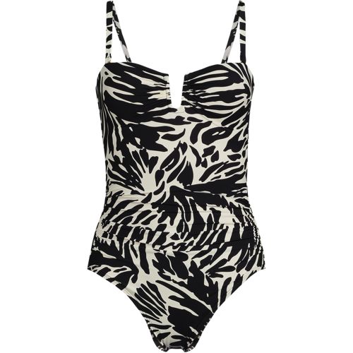  Lands' End Bandeau-badeanzug Slender, Damen, Größe:48 Plus, Schwarz, By Lands' End 