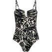 Women's Slender Suit Tummy Control Bandeau One Piece Swimsuit