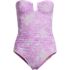 Women's Slender Suit U-Wire Bandeau One Piece Swimsuit, Front
