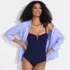 Women's SlenderSuit U-Wire Bandeau One Piece Swimsuit, alternative image