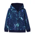 Kids Reversible Sherpa Fleece Hoodie