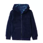 Kids Reversible Sherpa Fleece Hoodie
