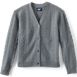 Girls Button Front Cable Cardigan, Front