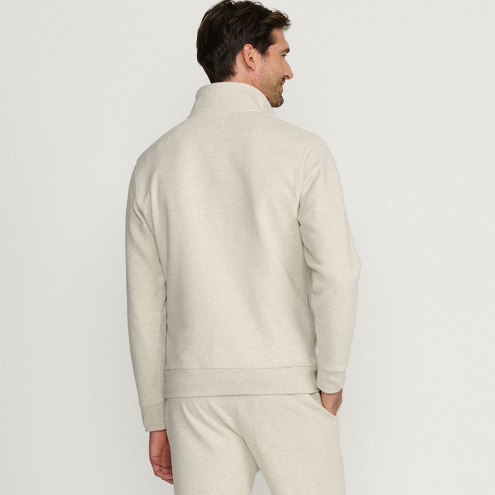 Men's Long Sleeve Serious Sweats Half Zip Mock Sweatshirt | Lands' End