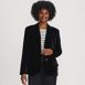 Women's Drapey Velvet Blazer, Front