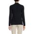 Women's Long Sleeve Brushed Lace Mock Neck Top, Back