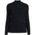 Women's Long Sleeve Brushed Lace Mock Neck Top, Front