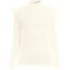 Women's Long Sleeve Brushed Lace Mock Neck Top, Front
