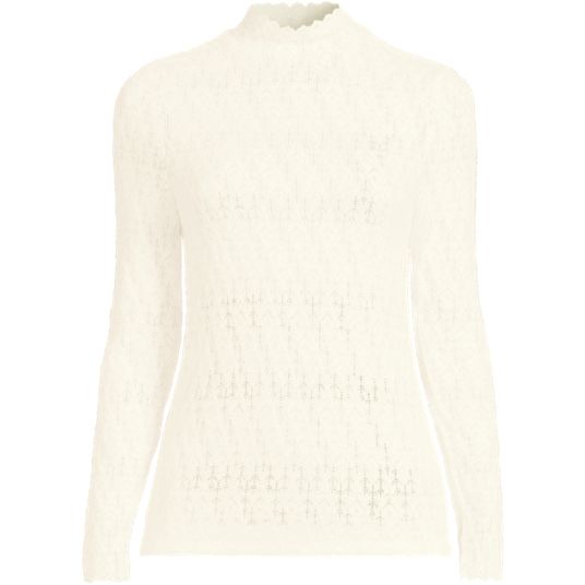 Necoluco Turtleneck White Mock Turtleneck Womens NikiBiki Fold