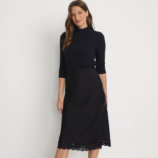 lands end lace dress Lands' End Girls Lace Short Sleeve Dress