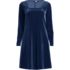 Women's Plus Size Knit Velvet Square Neck Dress, Front