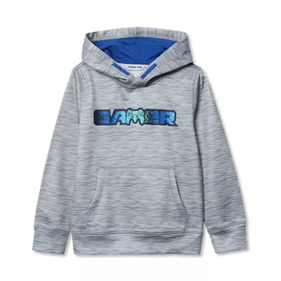 Kids Athletic Lightweight Hooded Sweatshirt - primary