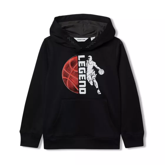 Kids Athletic Lightweight Hooded Sweatshirt - primary
