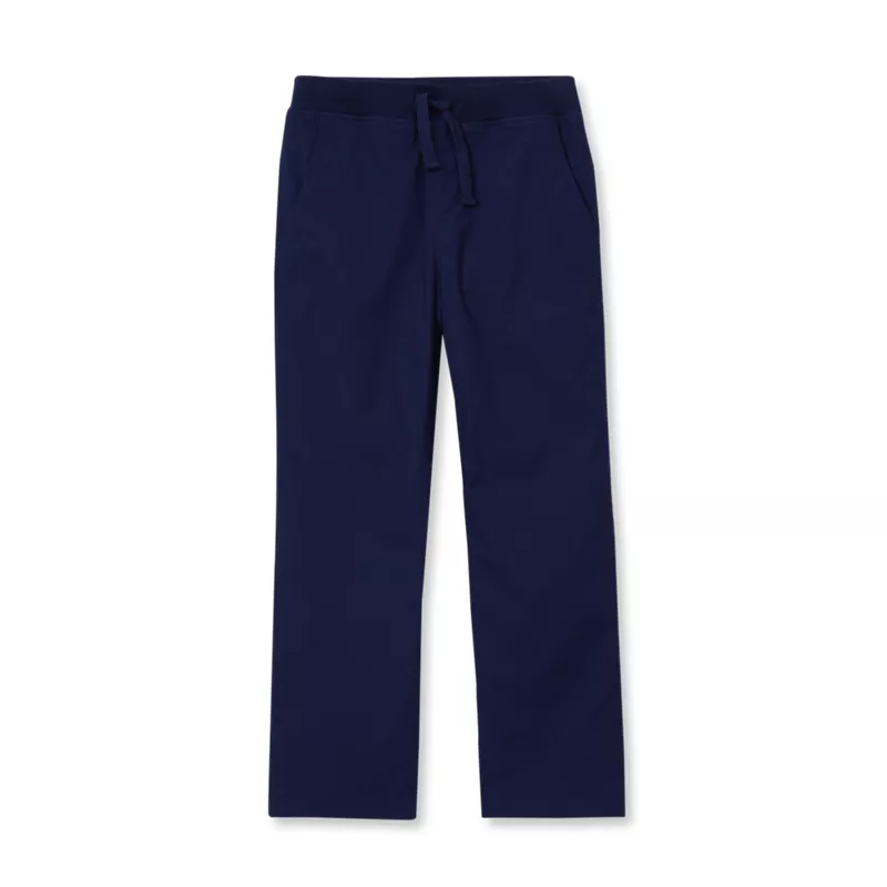 Boys Iron Knee Stretch Jersey Lined Pull On Pants, alternative image