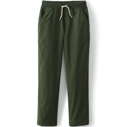 Boys Iron Knee Stretch Jersey Lined Pull On Pants - primary