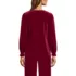 Women's Long Sleeve Velvet Blouse, Back