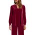 Women's Long Sleeve Velvet Blouse, Front