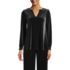 Women's Long Sleeve Velvet Blouse, Front