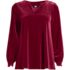 Women's Long Sleeve Velvet Blouse, Front