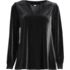 Women's Long Sleeve Velvet Blouse, Front